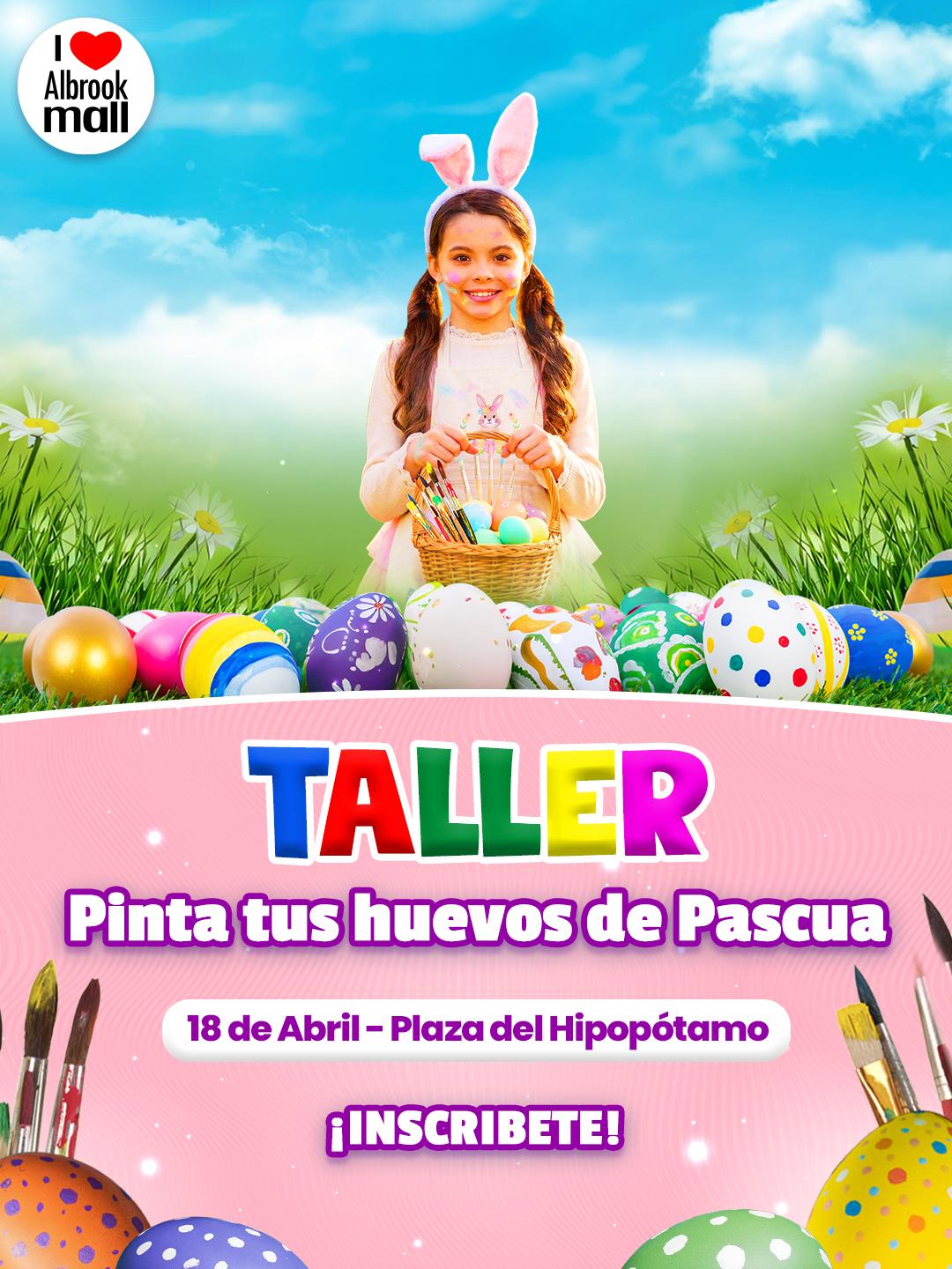 Taller pinta tus huevos de pascua